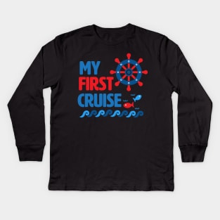 My First Cruise Kids Long Sleeve T-Shirt